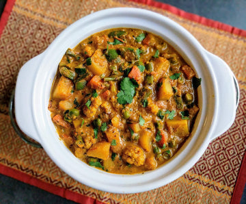 Dhaba Style Mix Vegetable Curry with Garam Masala